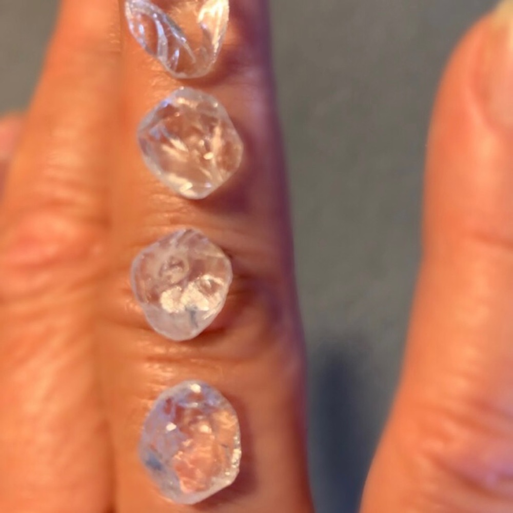 Raw 14k Goldfill Herkimer Diamond Ring - Picture 5 of 8